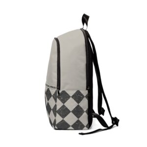 Unisex "Herb & Checkers" Fabric Backpack - Image 3