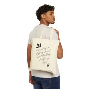 Cotton Canvas "Bridges of Hope" Tote Bag - Image 3