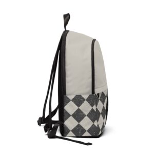 Unisex "Herb & Checkers" Fabric Backpack - Image 2